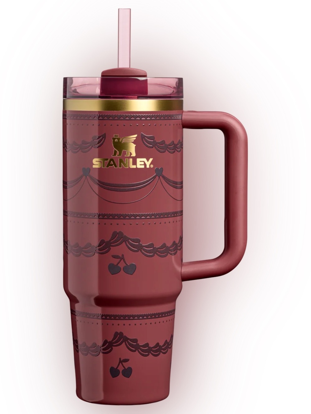The Valentine’s Day Quencher H2.0 Flowstate Tumbler | 30 OZ | Red Velvet Cake